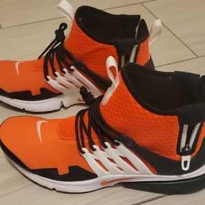 Worn only 3 times Men's Size 13, Nike Air Presto Orange and black athletic shoes
